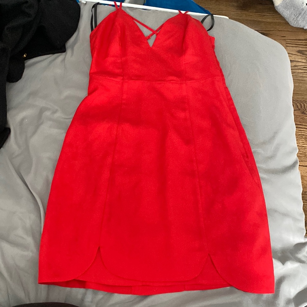 Bebe red dress